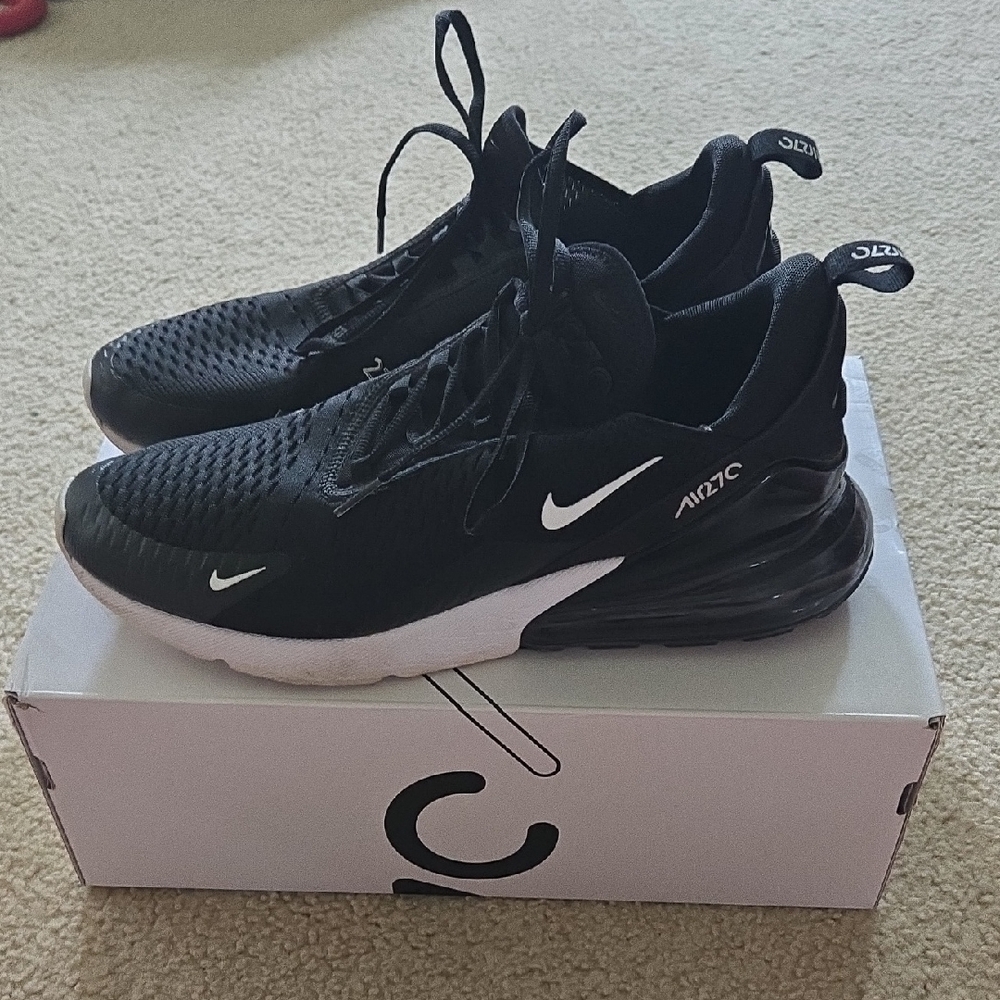 Nike Air Max 270 Black and White Sneakers